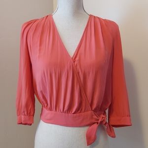 Madewell Wrap Crop Top